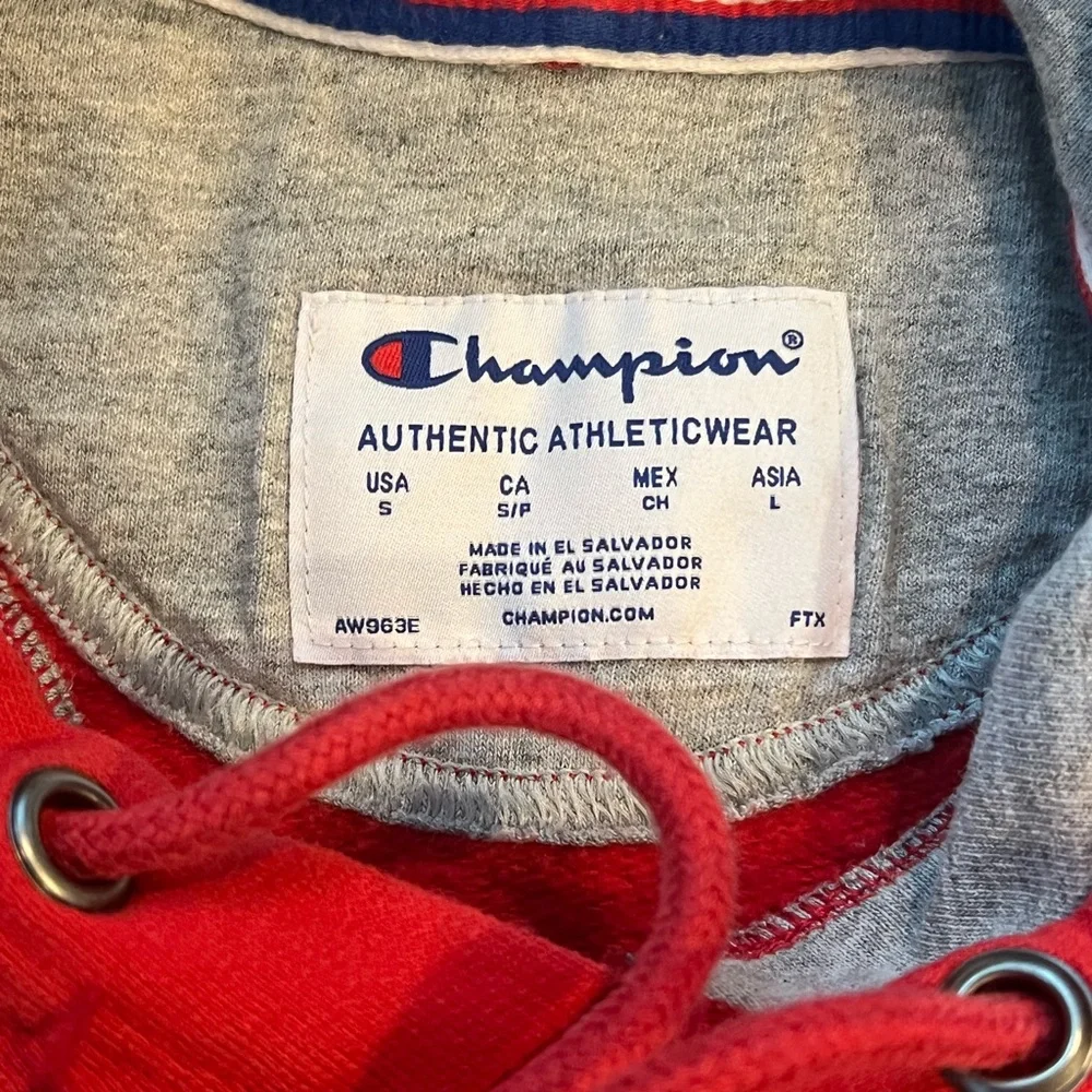 Small Champion Hoodie Bundle in Red & Blue